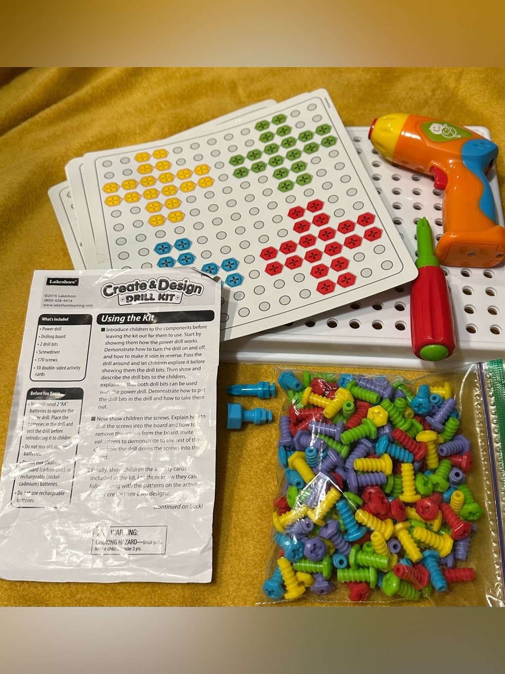 Create & Design Drill Kit - Complete Set! 🛠️ working drill! Like new!